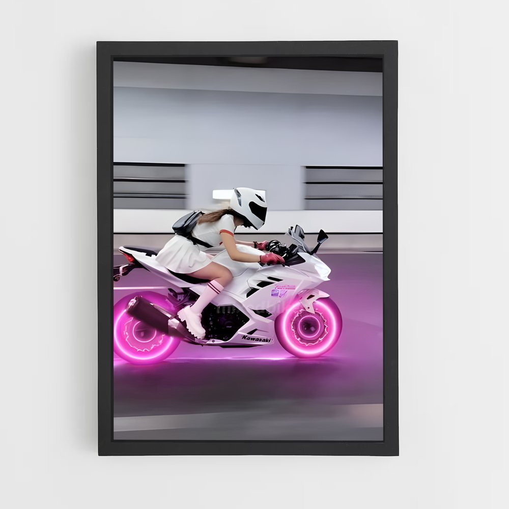 Poster Moto Ninja zx-r captivant (vue 2)